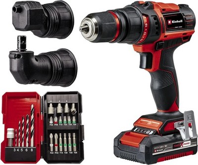 Einhell Akku-Bohrschrauber TE-CD 18/45 3X-Li+22 Power X-Change (18 V, 45 Nm