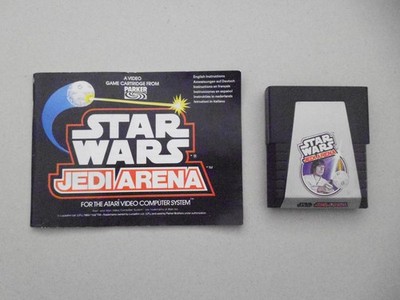 Atari Star Wars Jedi Arena Cartridge & Instruction Booklet 1983 Vintage