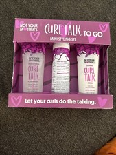 Not Your Mothers Curl Talk 3 Piece Mini Styling Set To Go Mousse Gel Cream