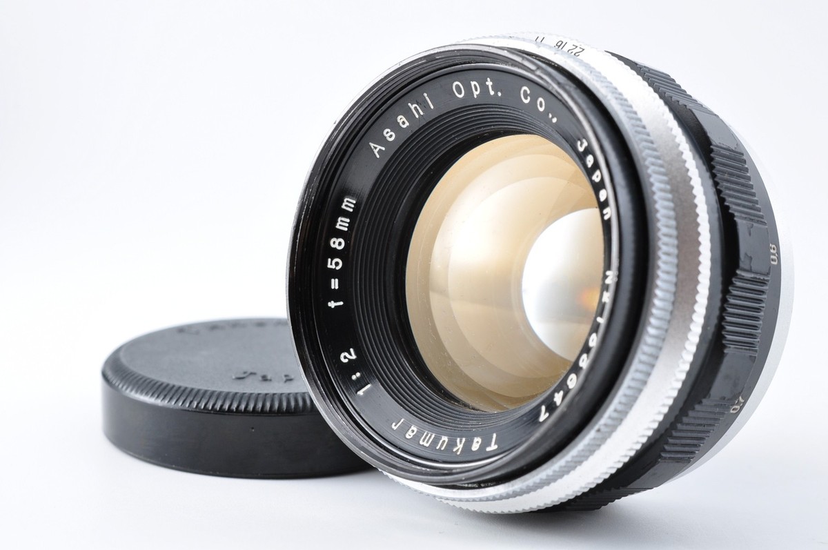 Exc+5] Asahi Pentax Takumar 58mm f2 Standard MF Lens For M42 From