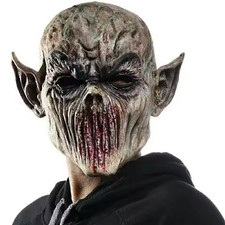 Spooktacular Creations Halloween Scary Zombie Head Mask, Horror Biochemical Mons