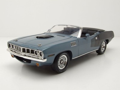 Plymouth Hemi Cuda Convertible 1971 grau Modellauto 1:18 Acme