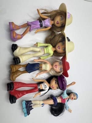 5 Bratz Little Dolls Lot Bungle McDonalds Early 2000s Happy Meal Toy Lot Y2k Toy