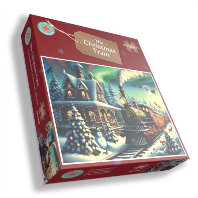 The Christmas Train 1000 Piece Puzzle (Paperback Book)