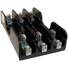 Mersen 61038 Open Fuse Block, 61 To 100A Amp Range, 600V Ac/Dc Volt Rating, 3