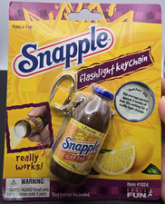 Snapple Lemon  Iced Tea Flashlight Keychain Basic Fun