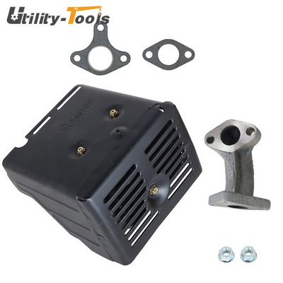 #ad #ad Muffler Exhaust For Honda GX390 GX340 11HP amp; 13HP With Manifold amp; Nuts $22.41