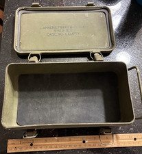 US ARMY Jeep First Aid Kit CASE Landers Frary & Clark, #9-129-920 CASE NO. 1