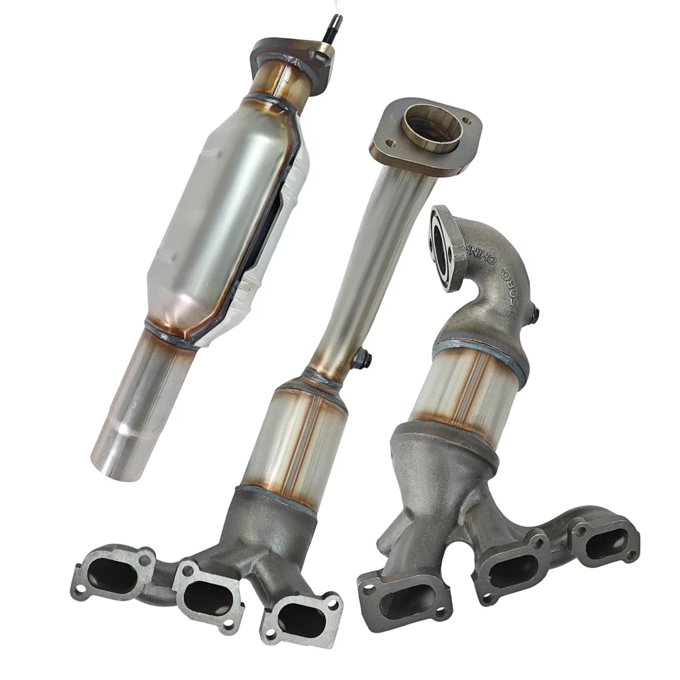 3x Front & Rear Catalytic Converter For 2006-2009 Ford Fusion/Mercury Milan 3.0L Foto 2 de 4