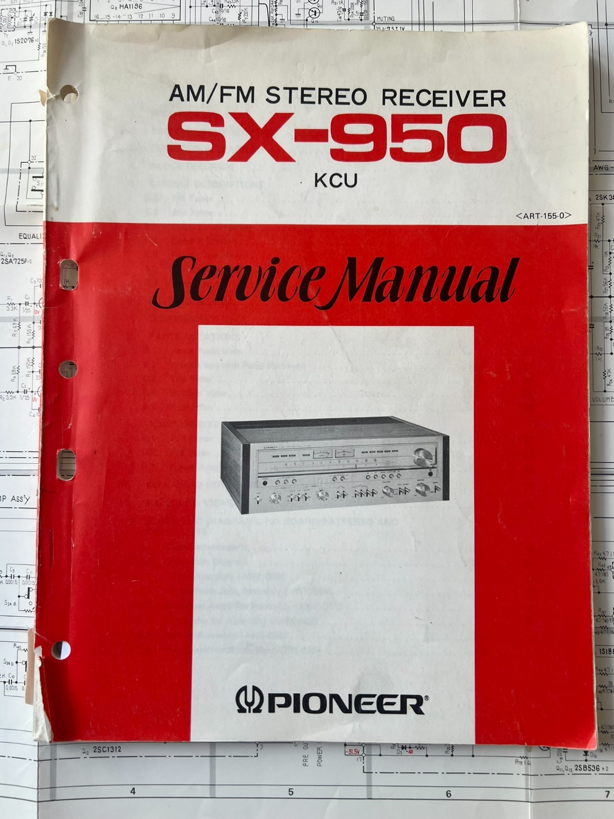 Original PIONEER SX-950 RECEIVER Service Manual / Schematics