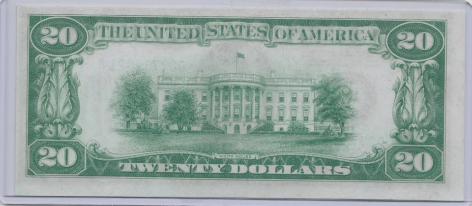 1928 $20 "Redeemable in Gold" FRN, FR#2050-D - Ungraded - Image 2 of 2