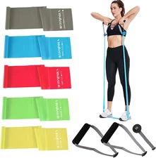 Professional Resistance Bands. Latex-Free, Work Out Bands, Stretch Bands for Wor