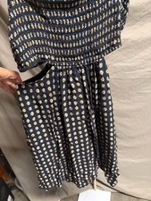 Aniya Exclusively for Anthropologie Black Daisy Print Smocked Cutout Dress