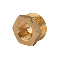 "Messing Gewinde-Fitting Reduzierung 3/4\"AG (Dn 20) - 3/8\"IG (Dn 10) - Schwere Au"