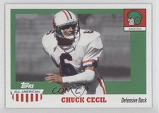 2005 Topps All American Retired Edition Chuck Cecil #72 0a1