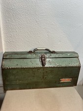 Vintage S-k Wayne Tools Metal Green Toolbox Made In Usa 19 Free Shipping Rare Vintage S-k Wayne Tools Metal Green Toolbox Made In Usa 19 Free Shipping Rare