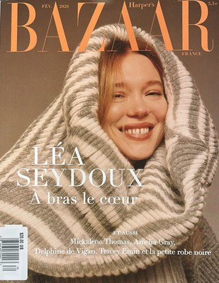 Harper S Bazaar France Magazine February 2026 Free Shipping