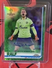 2018-19 Topps Chrome Green Refractor Ralf Fahrmann Auto /99