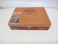 Eiroa | Salud Amor Pesetas Havano Wood Cigar Box Empty - 9.25" X 7" X 2.50"