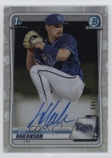 2020 Bowman Draft Chrome Picks Refractor 196/499 Jeff Hakanson #CDA-JH Auto 2a9