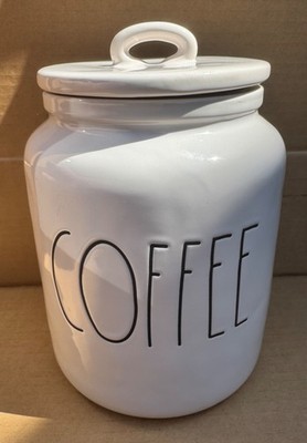 Rae Dunn Coffee Canister Jar Kitchen Storage Container with Lid 213