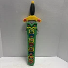 Vintage Teenage Mutant Ninja Turtles Bubble Toy Sword Sheath Colorful Plastic