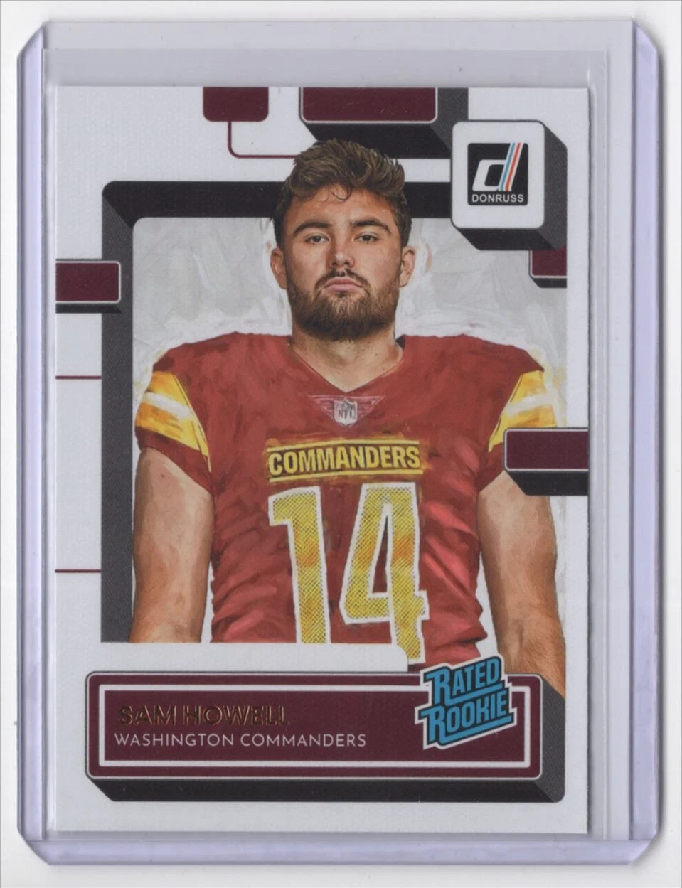 Sam Howell trading card