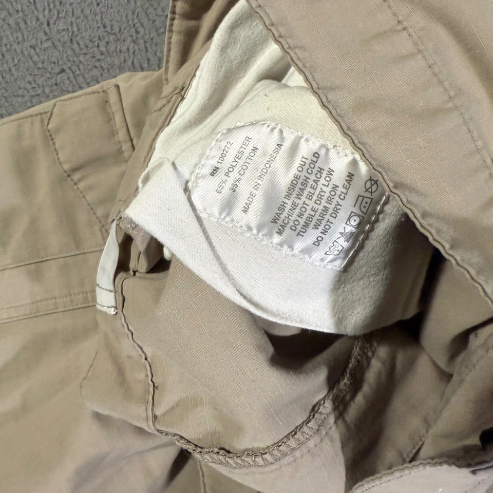Tru Spec Mens Beige Cargo Pants Size 36x34 Utility Military Workwear Outdoor - Image 4 of 4
