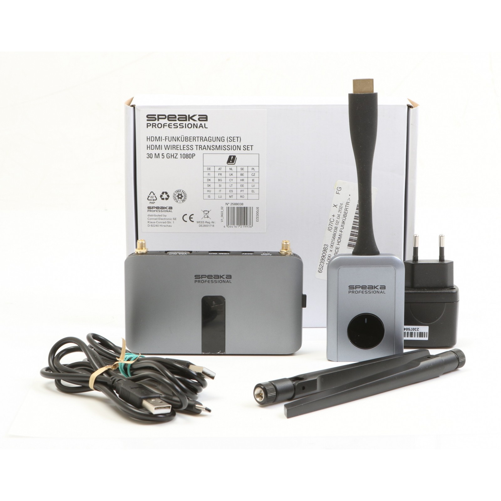 SPEAKA HDMI Wireless Transmission (Set) 3 + Defect (276268)