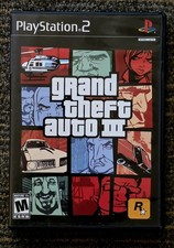 Sony Playstation 2 PS2 Grand Theft Auto III CIB + Map Cleaned & Tested