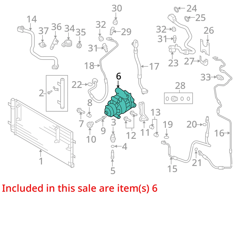 08 09 10 11 12 Compresor aire acondicionado AUDI S5 Foto 3 de 4