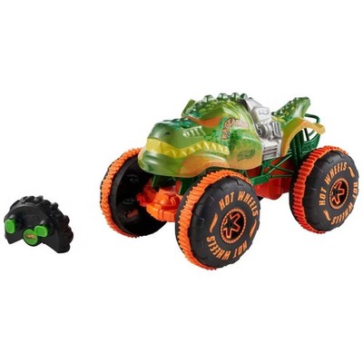 Mattel JBH03 Hot Wheels Monster Trucks - RC Rageasaur Ferngesteuerter Truck 1:15