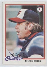 1978 Topps Nelson Briles (Blue Splotch) #717 1g9