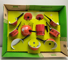 Vintage NOS Chilton Aluminumware Miniatures Toy Kitchen Set with Stove Box