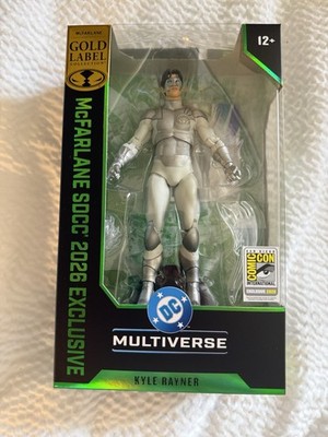 SDCC 2026 McFarlane DC Multiverse Gold Label KYLE RAYNER White Lantern - New 