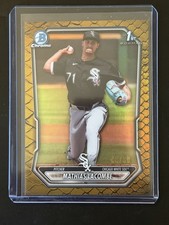 Mathias Lacombe 2026 Chrome Prospects Reptilian Gold Refr #BCP-119, #d 48/50!