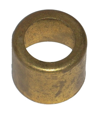 Brass Hose Ferrule 1'' ID Back x 21/32'' ID Front x 13/16'' Long 10pk - w Tarnish