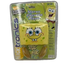 SpongeBob SquarePants Stereo Cassette Player Brand New Vintage 2004