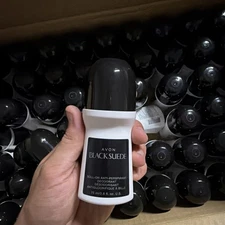 Avon Black Suede Deodorant 2.6 oz - Antiperspirant Deodorant Roll on Pack of 10