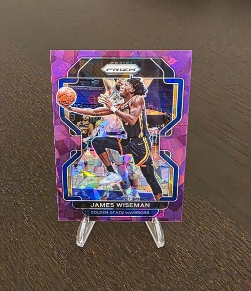 2021-22 Panini Prizm - James Wiseman #61 Purple Ice Prizm 139/149