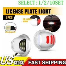 Rear Red&White LED License Plate Light Fit Ford F150 F250 Lincoln Mark LT 1~10X