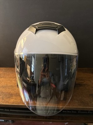 1 Storm Motorcycle Helmet DOT White Size S | eBay