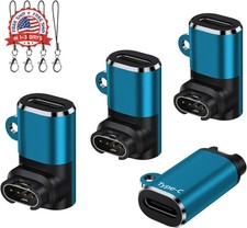Charger Adapter for Garmin Watch 4-Pack,USB C to Garmin Charging Data Cable Adap