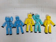  Lot of 5 Zing Stikbot / Stickbot Poseable S...