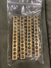 Brass 12 Position Terminal Ground Bar - Screw Connection - Lot of 4