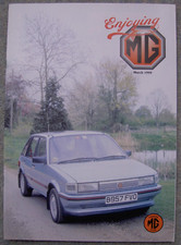 Enjoying MG (March 1999) MG Magnette, MGB Seat Covering, MGF Door Sound Proofing