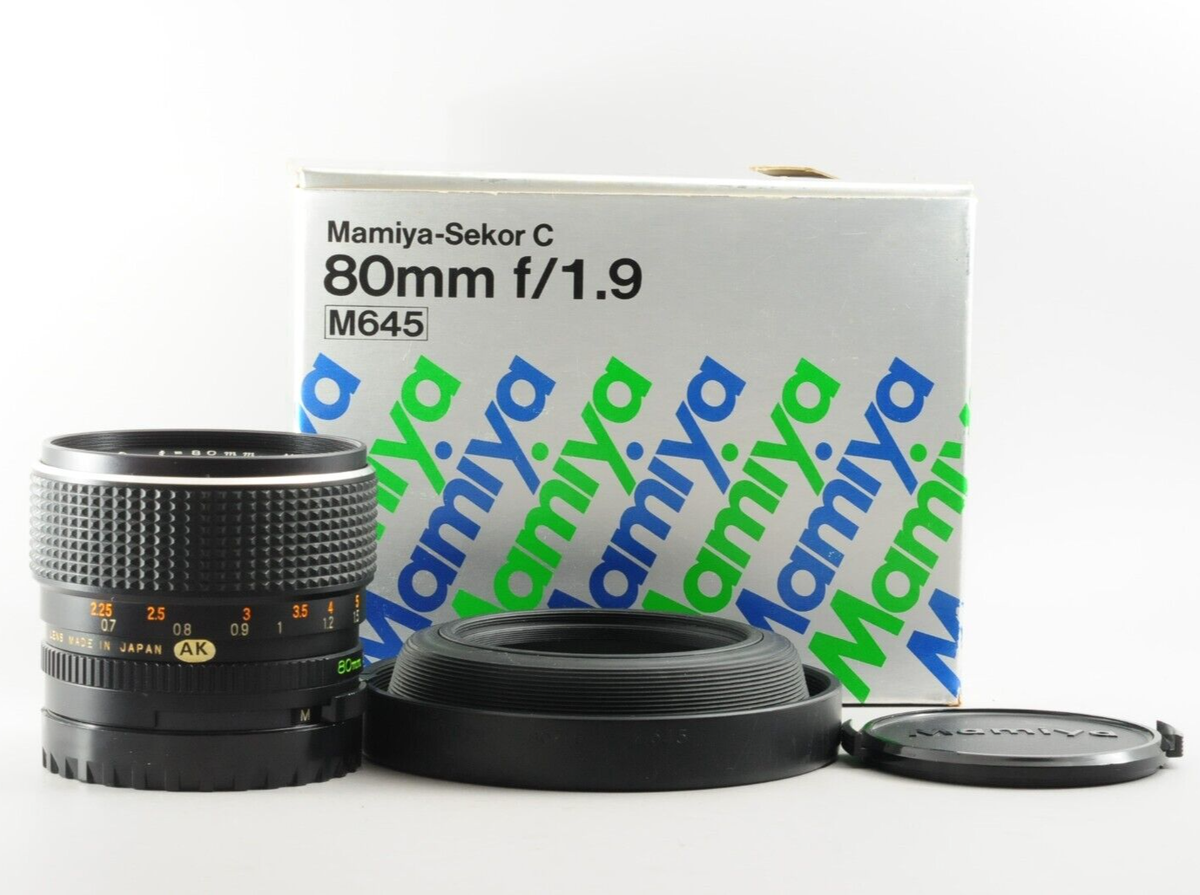 No Fog Mint Mamiya Sekor C 80mm F/1.9 Lens for M645 1000S