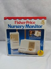 Vintage Fisher Price Nursery Baby Room Monitor Model 157 Original Box Directions