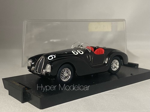 BRUMM 1/43 Auto Avio Ferrari #66 Mille Miglia 1940 Black ART.R067-OLD - Afbeelding 1 van 3