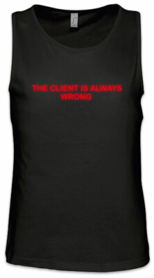 The Client Is Always Wrong Herren Tank Top Kult El Movie Mariachi Film Rodriguez